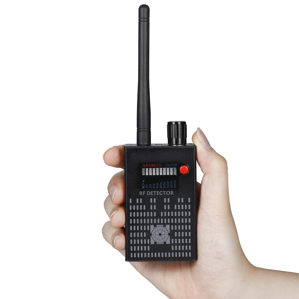 Professional 1-8000MHz Wireless Signal Full-Range RF Detector Anysecu for Walkie Talkie WiFi GSM Bug and Camera Search