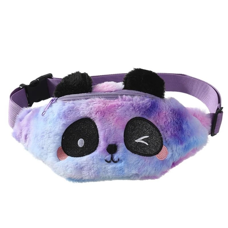 

Cute Fanny Pack Plush Waist Bag Fluffy Belt Bag Chest Bag for Kids Girls