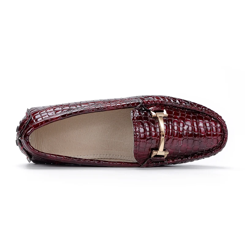 100% из натуральной кожи Женская обувь Сезон весна осень Модные женские кожаные