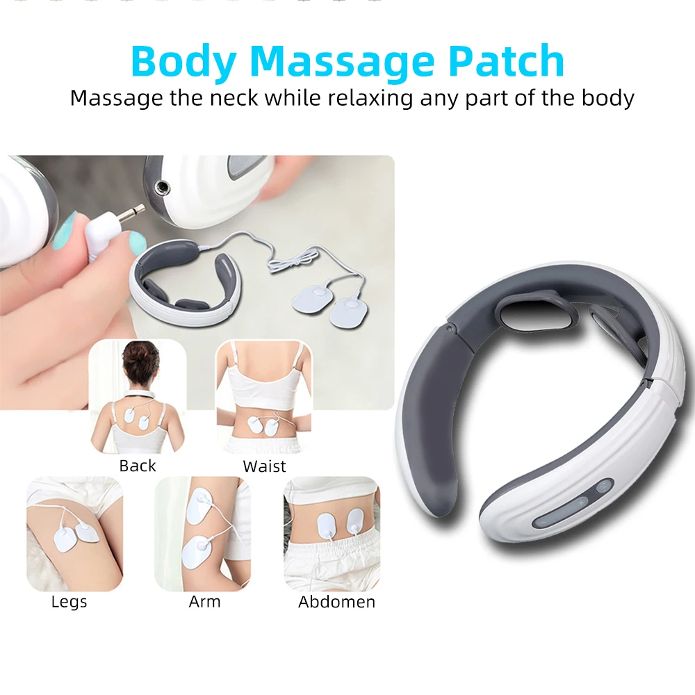

Electric Neck Massager Smart Neck And Back Massager Cervical Body Massage Electric For Back Pain relief tool Massage Relaxation