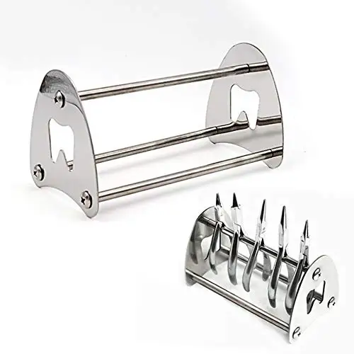 

Dental Orthodontic Stainless Steel Pliers Forceps Scissors Stand Holder Rack for Orthodontic Forceps Scissors Dentist Lab Tool