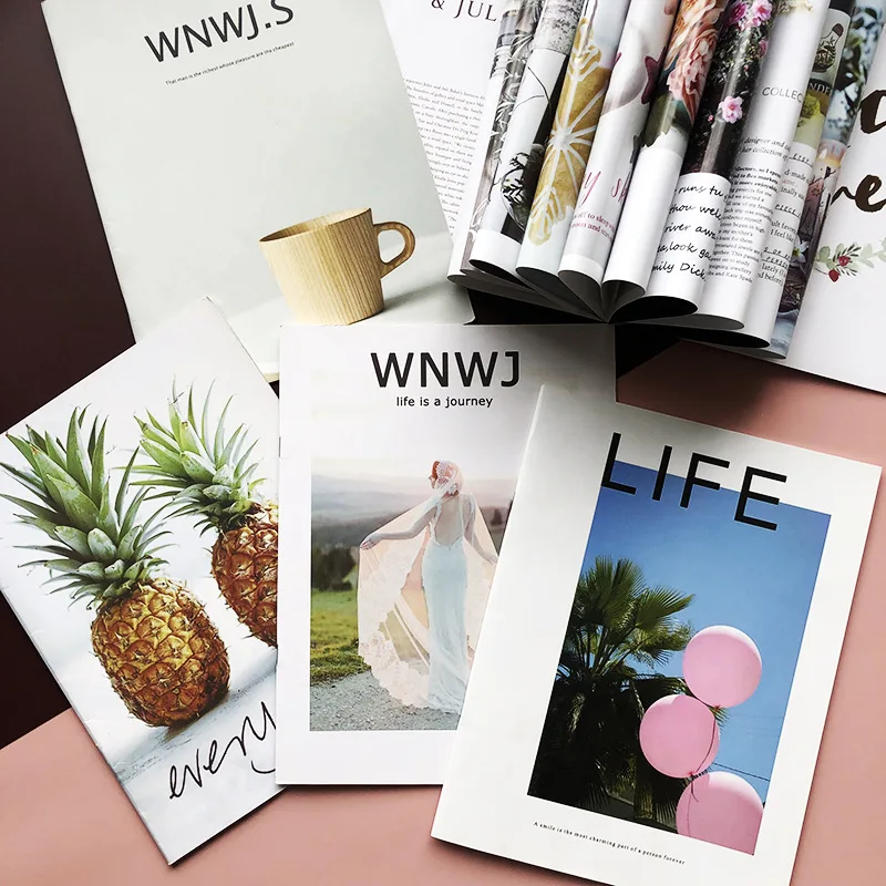 

[Ins Magazine] Photo Props Street Shots Magazines Albums Still Life Photography Decorations