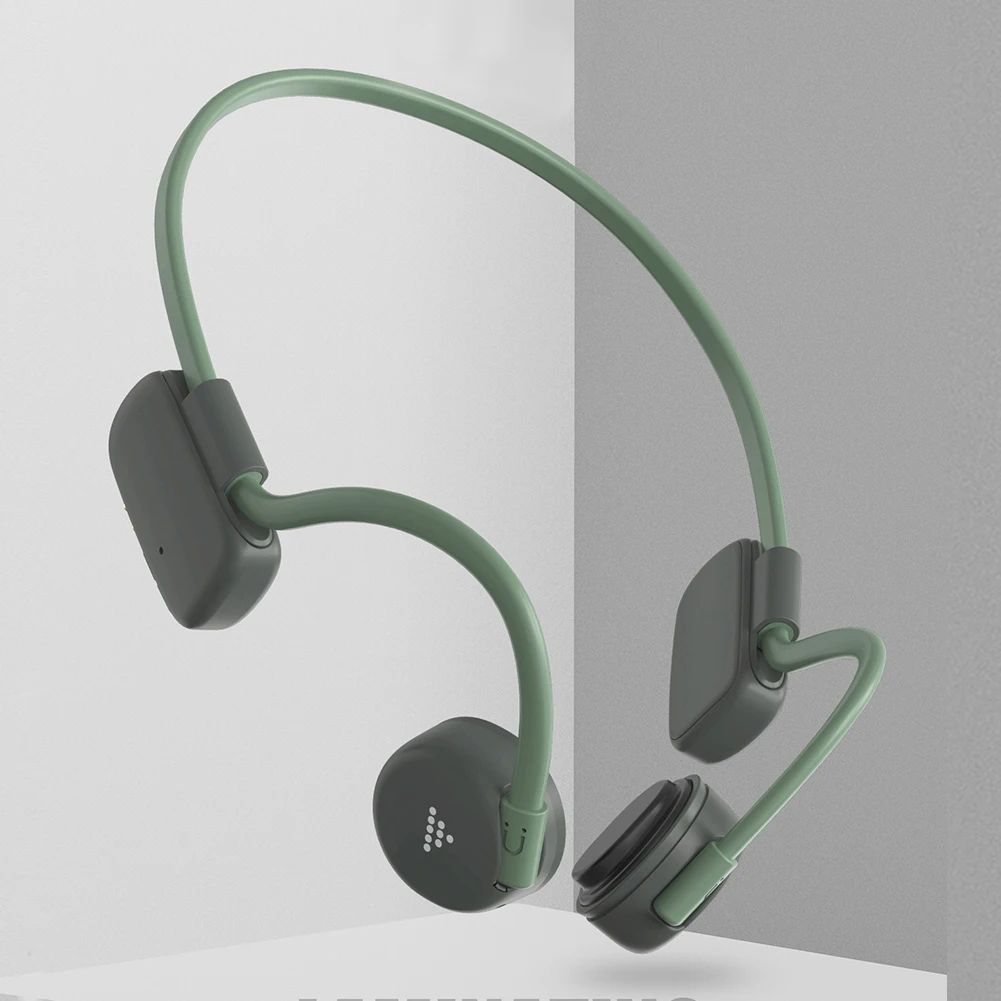 

Bone Sound Headphone Noise Cancelling Outdoor Sports Open Ear Headset 5.0 Bluetooth-Compatible Earphone IP65 Waterproof