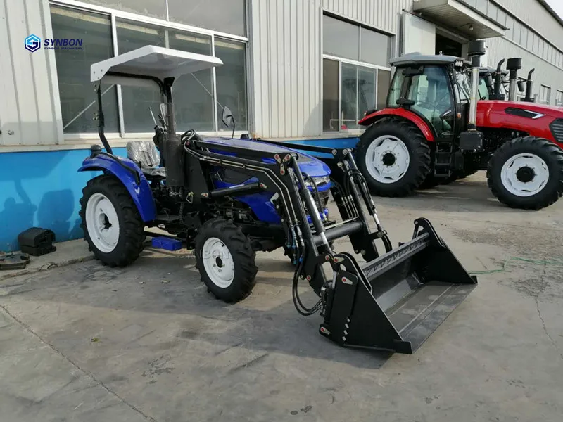 Сельскохозяйственный трактор с фронтальным погрузчиком 40HP 4WD гидравлическая