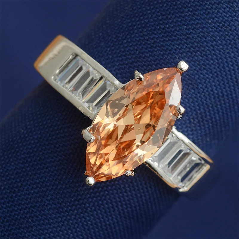 RBNYD модные классические свадебные кольца с кристаллами для женщин женское