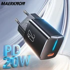 PD 20 Вт USB C адаптер питания Быстрая зарядка 3.0 мобильный телефон зарядное устройство для iPhone Samsung Xiaomi быстрое настенное зарядное устройство USB Type C зарядное устройство