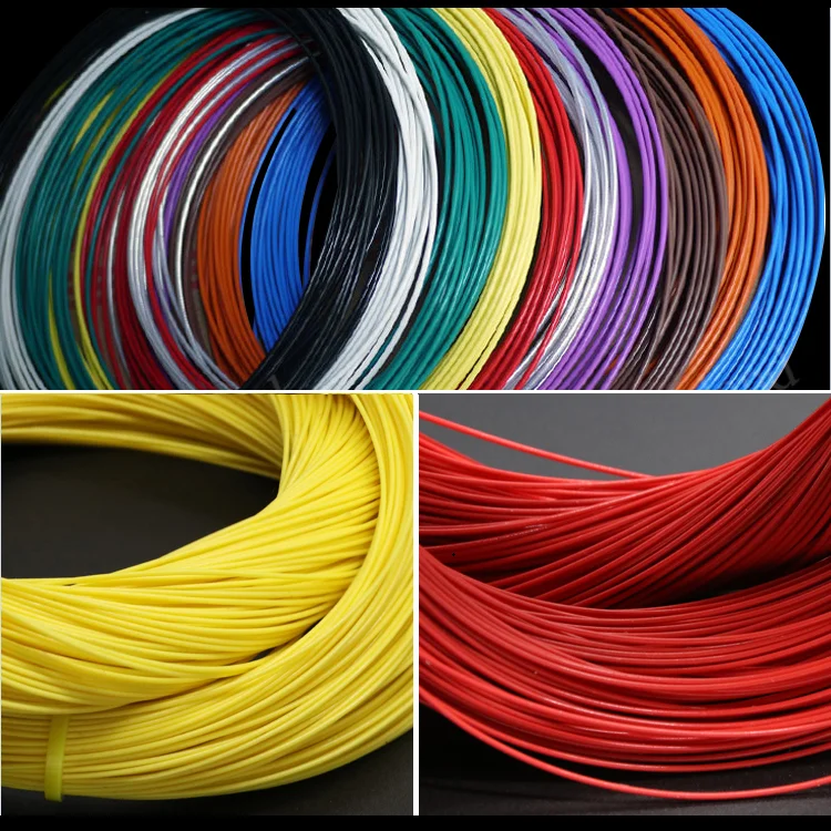 

OD 2.80mm 13AWG PTFE Silver Plated Wire Insulated High Temperature Soft Electron Cable OFC Copper DIY Headphone Single Line