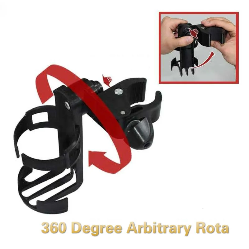 Baby Bottle Holder Stroller Accessories Hook Pushchair 360 Swivel Hanger Hooks Multi Purpose | Мать и ребенок
