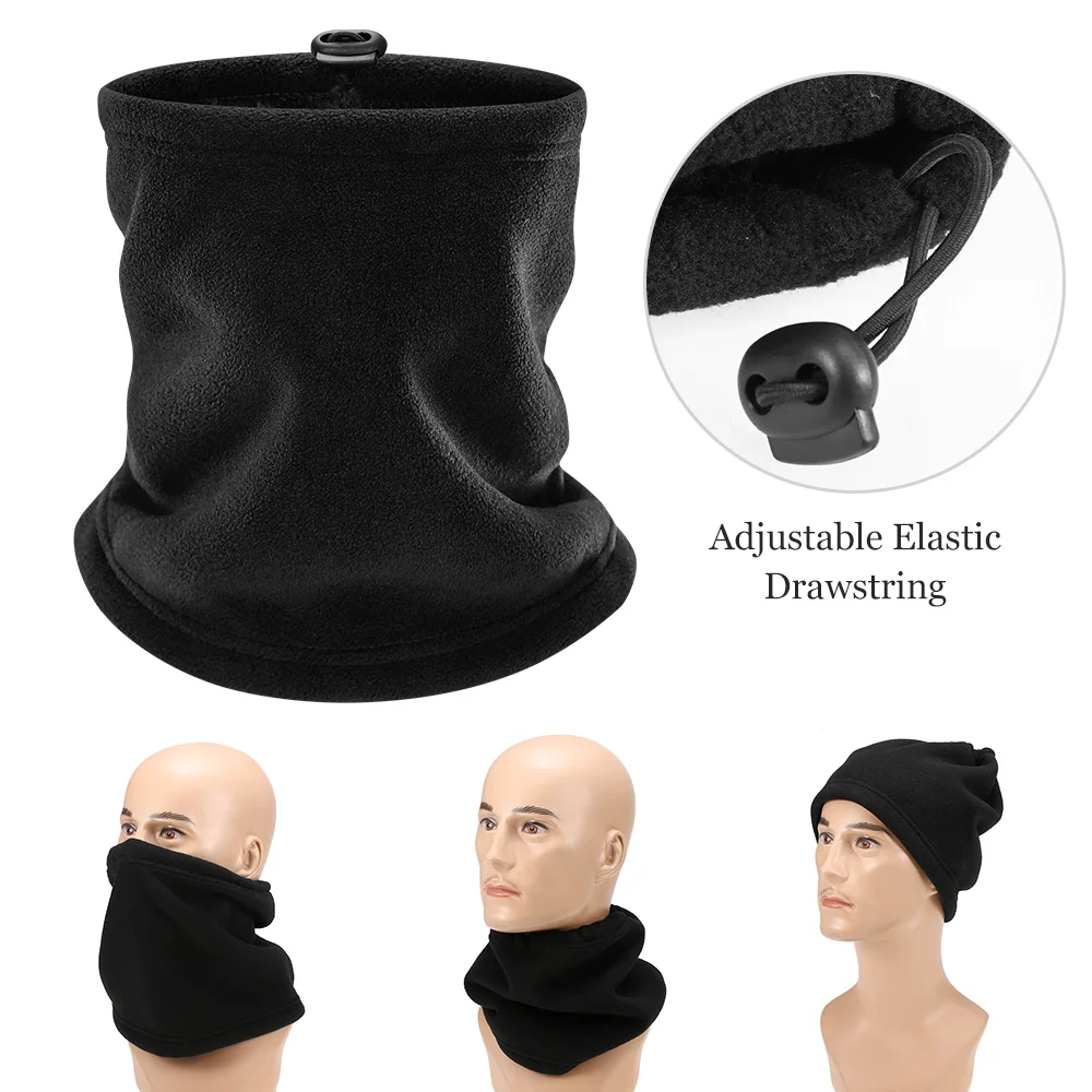 3-in-1 Winter Neck Gaiter Warmer Face Mask Hat Outdoor Sports Windproof UV Protection Thermal Beanie Cap | Спорт и развлечения