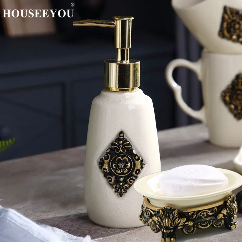 2 шт./компл. благородный роскошный элегантное мыло блюдо Европейский дозатор для