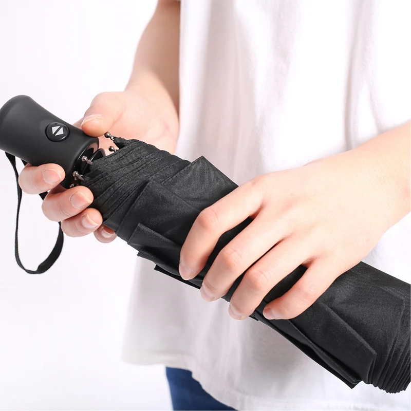 

Upgrade Automatic Windproof Small Umbrella Rain Women 3 Folding Umbrella Business Black Umbrella Men Travel Sun Kids Umbrellas