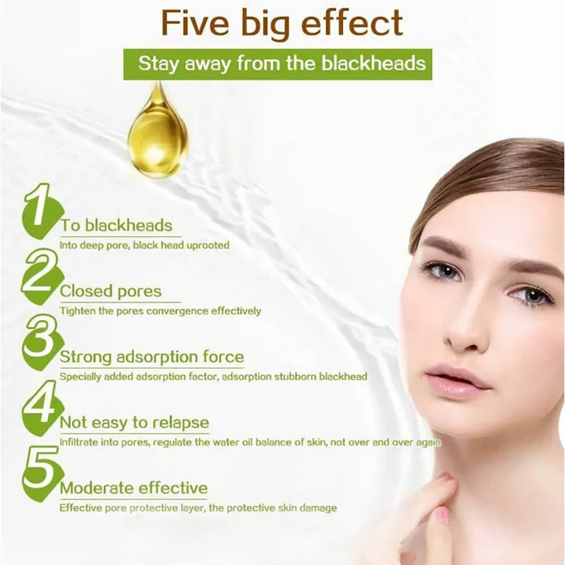 5 дней 24K Золотая маска гамамелиса впитывающая утомительные черные точки