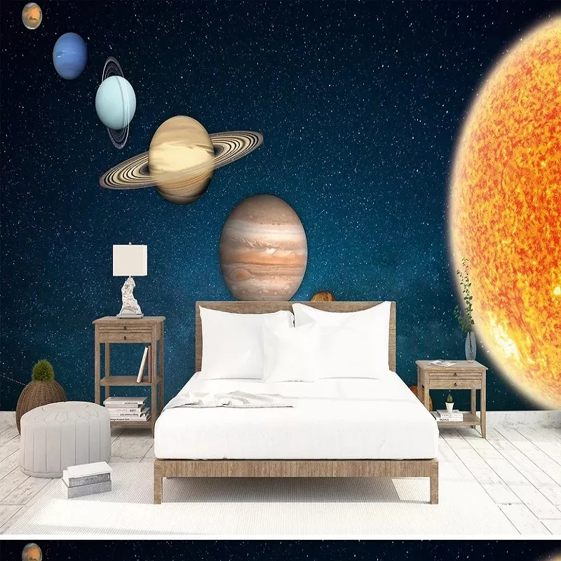 Объемные обои на заказ большие современные креативные с объемным рисунком