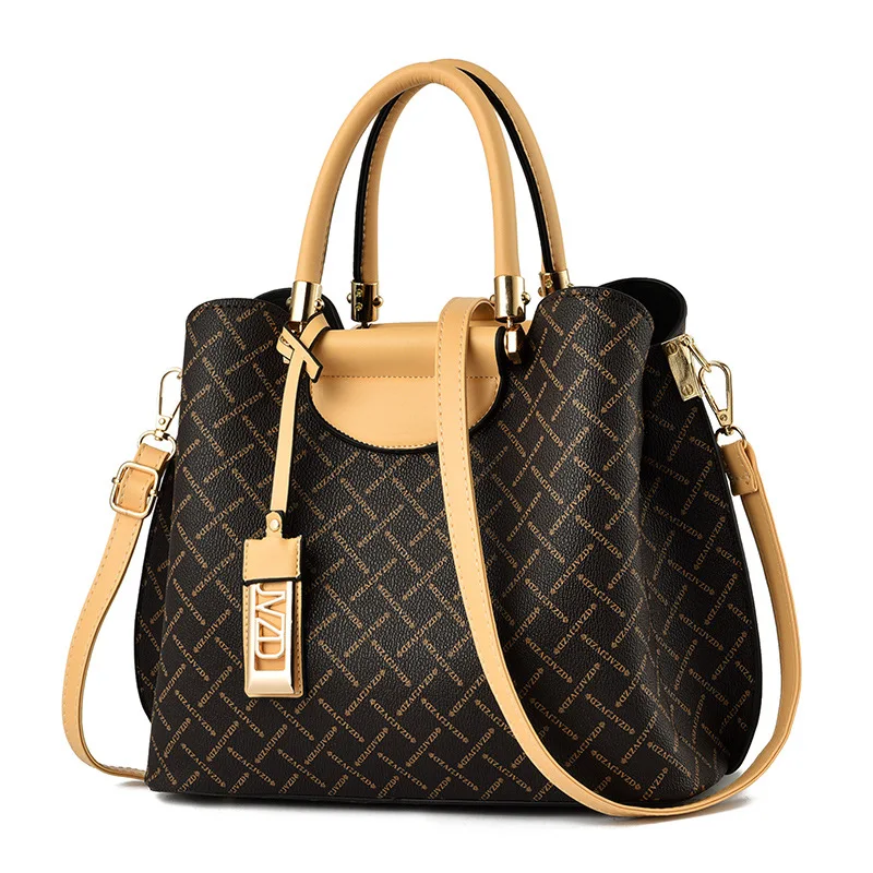 

2020 новая атмосфера 100 классическая элегантная модная дамская сумка с двойным плечом и косым ремнем