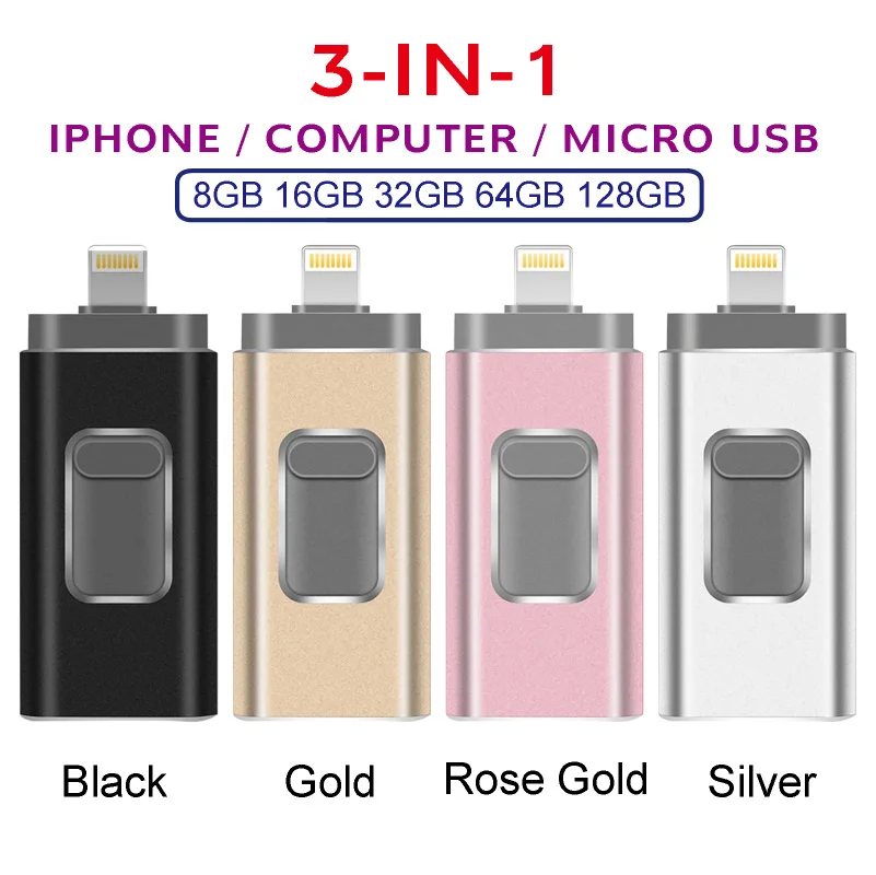 OTG USB флэш-накопитель для Apple iPhone iPad iPod мобильный флэш-диск 128 Гб 64 ГБ 32 16 Usb 3 0 |