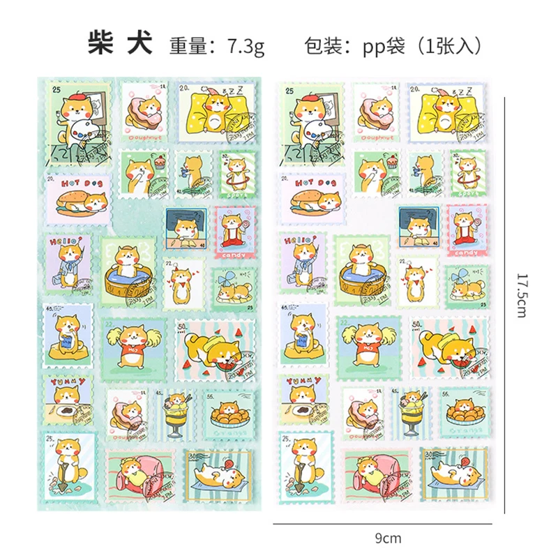 

Creative Cartoon Animal Hand Account Stamp Sticker DIY Photo Album Diary Decoration Gift Post Sealing Sticker Stationery Gift