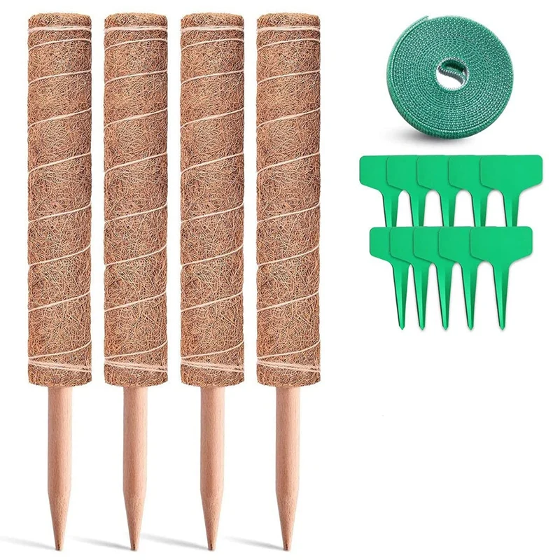 

Cocoa Coil Rods Suitable for Plant Monstera Support-Replacement of Plant Grids Plant Rods-Retractable Plant Accessories