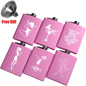 Фляга набедренная с воронкой 8 унций, фляга из нержавеющей стали для алкоголя, карманная фляга для виски, ликера, вина, Alcol Wisky, подарок для женщин и друзей