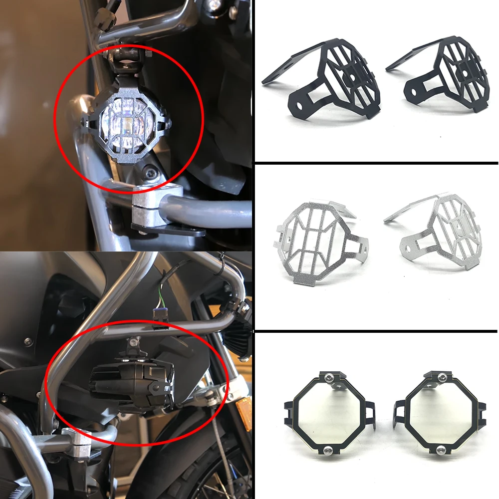 Охранная рамка для фар с LED-освещением для мотоциклов BMW R 1200 GS, R1200GS Adventure, R1250GS ADV LC, F850GS, F75GS и F650GS.