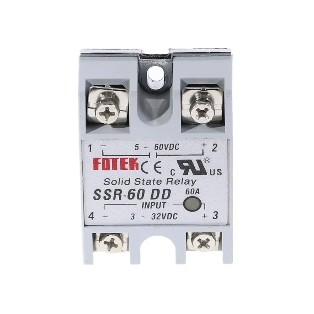 DC Однофазное твердотельное реле SSR 60DD Module 60A DD входное напряжение 3 32V TO 5 60V