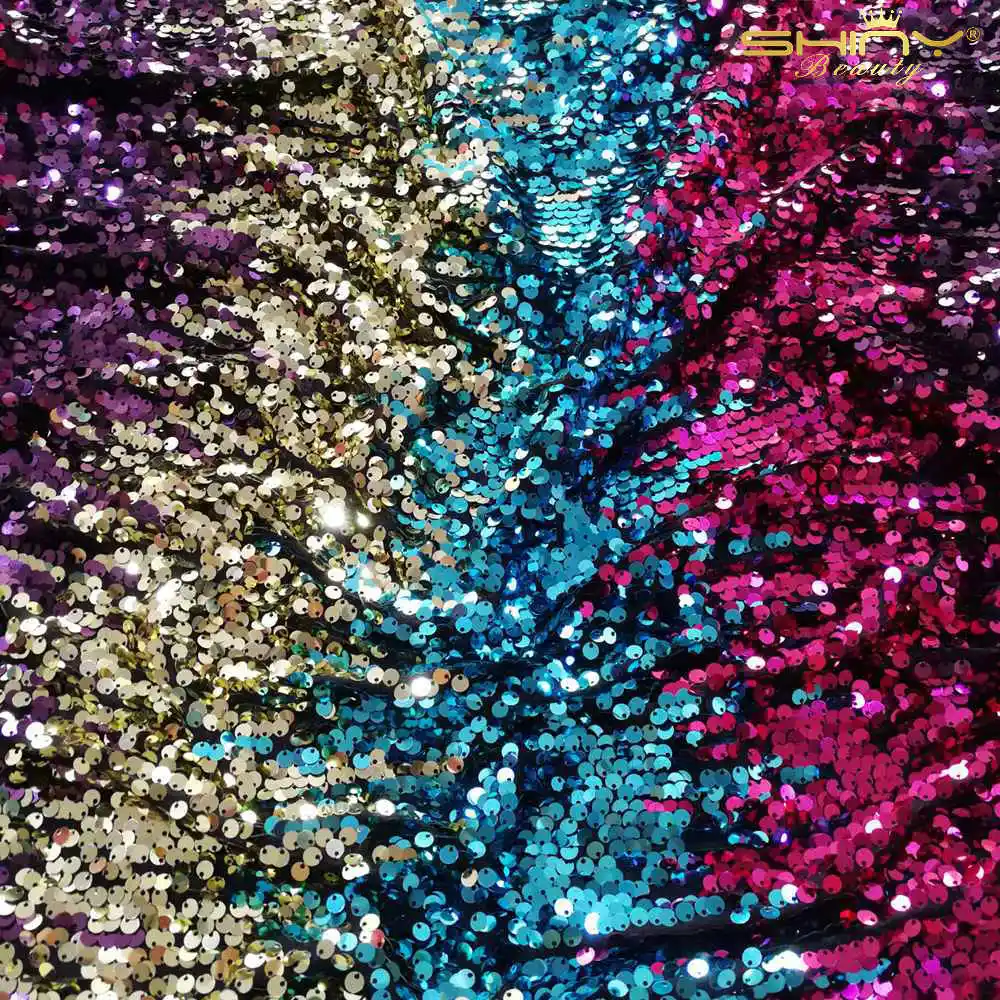 Блестящий красивый перекрещивающийся Радужный переливающийся материал с