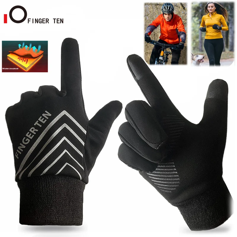 

New Touch Screen Soft Winter Gloves Men Women Warm Waterproof Windproof for Running Cycling Climbing Drop Shipping