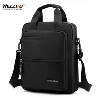 Men Waterproof Shoulder Bag High Quality Nylon Handbag Business Office Crossbody Bags Casual inch Mens Tote Handbags XA98C