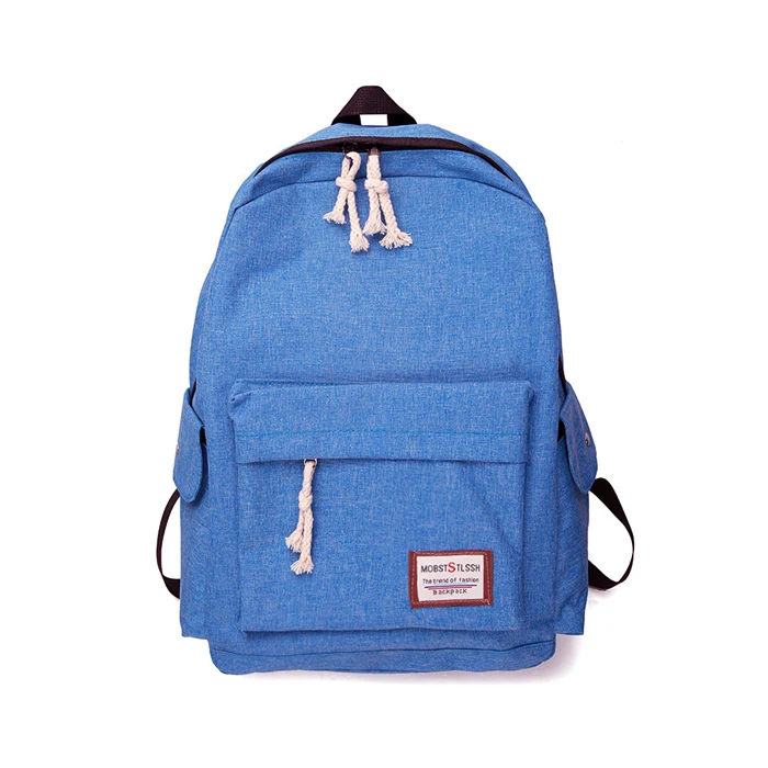 Light blue Водонепроницаемый рюкзак из ткани Оксфорд, женская школьная сумка большой емкости, Женская Студенческая сумка для ноутбука, рюкзак, дорожная сумка Mochila - Цвет: Light blue