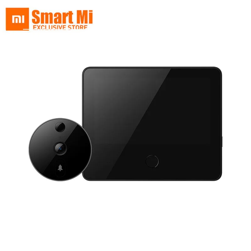 Xiaomi MIJIA 720P 161 ° Full HD Беспроводной Smart &quotкошачий глаз&quot видео дверной звонок с 5