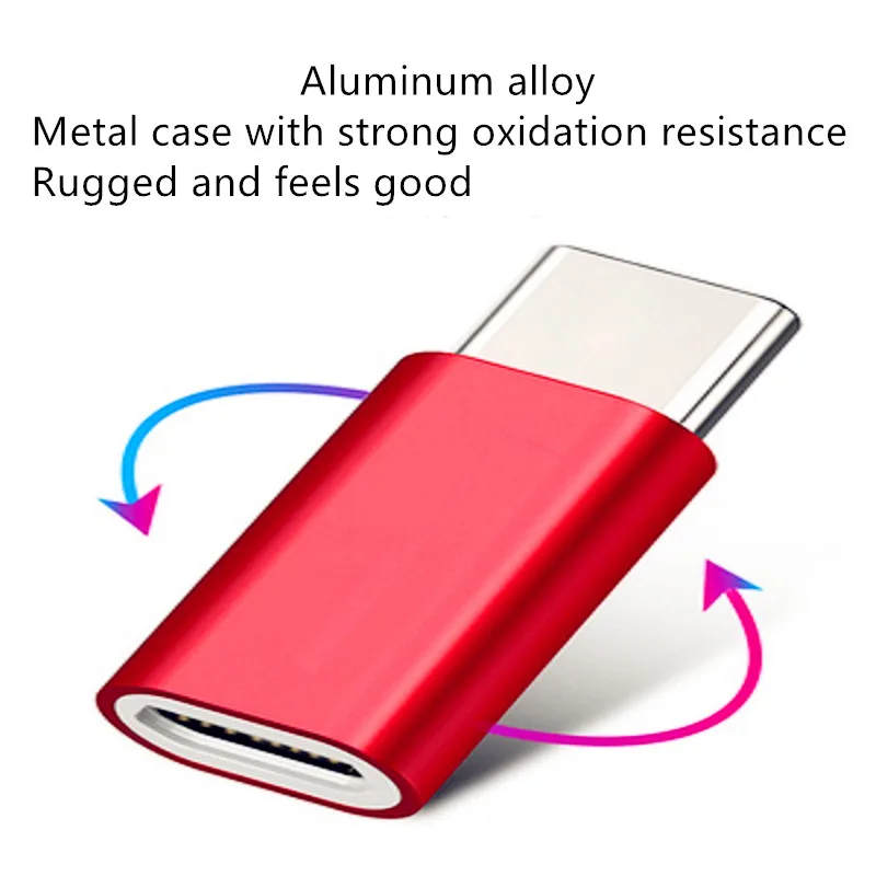 USB адаптер C к Micro OTG кабель Type конвертер для Macbook Samsung Galaxy s8 s9 Huawei p20 pro p10 | Мобильные