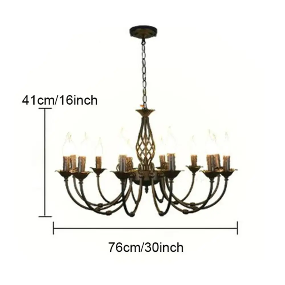 Европейская фотолюстра металлическая Подвесная лампа для спальни гостиной