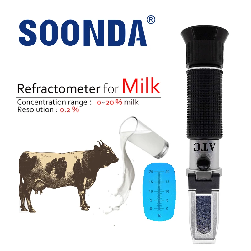 Рефрактометр для определения содержания молока в воде гидрометр прибор