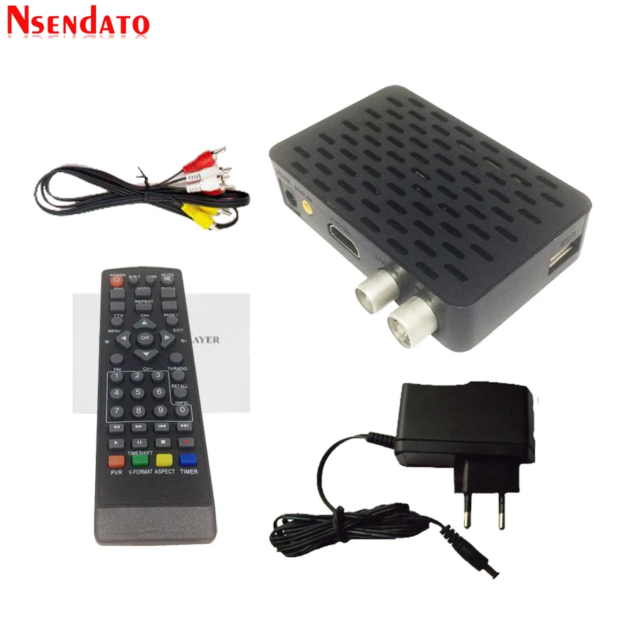 Мини HD DVB-T2 DVBT2 цифровой наземный приемник приставка мультимедийный плеер H.264/MPEG-4 совместимый DVB-T DVB T2 для ТВ HD tv