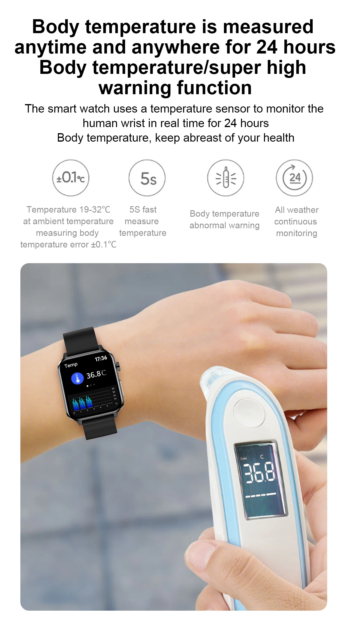 

E86 Smart Watch Blood Pressure Heart Rate Sleep Health Monitoring Smart Braclet Pedometer Sport Watch Men Women Fashion Watch