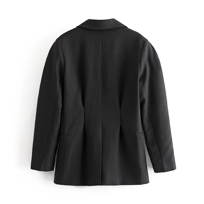 

Autumn ZA Women's Suit OL Style Blazers Jacket Coat Stylish Loose Lamb Sleeve Coat Fashion Long Sleeve Outerwear Chic Top