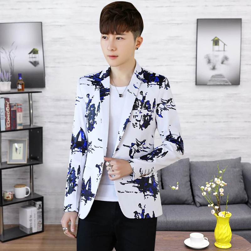 

Luxury Men Slim Fit Office Blazer Jacket Fashion Solid Mens Suit Jacket Wedding Dress Coat Casual Business Suit Coat M-6XL