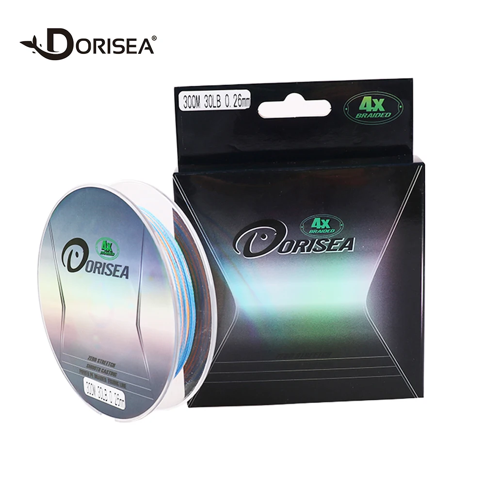 

Леска рыболовная плетеная, 4 пряди, 100/300/500 м, 6-фунтов