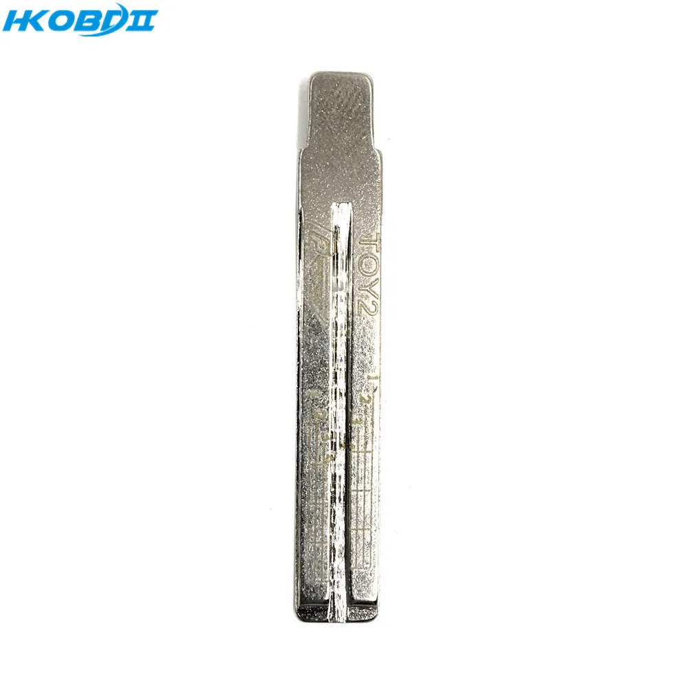 HKOBDII 10 шт. 77 # TOY2 гравированная линия пустые весы неразрезанный ключ KD для Toyota Lishi 2