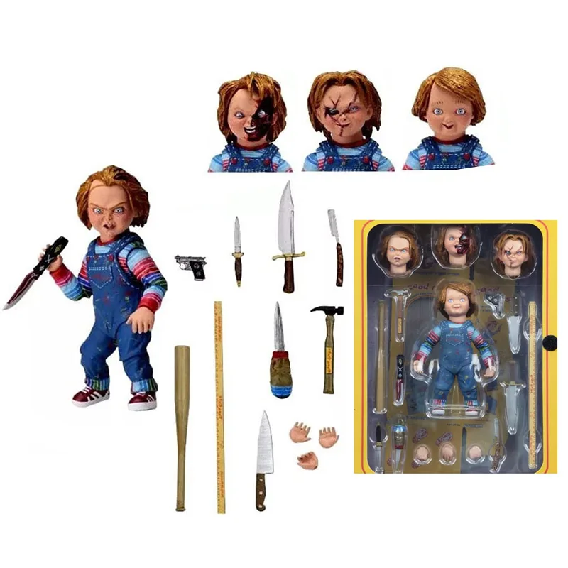 NECA фигурка героя игрушка Джейсон Вурхиз Фредди Крюгер Майкл Майерс кожаное Джокера Чаки фигурка Джокера для подарок на Хэллоуин - Цвет: with box