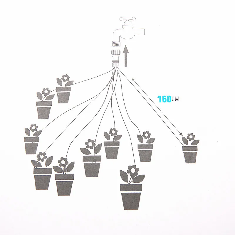 

Drip Irrigation System Arrow Orchard Gardening Flower Dropper Drip Irrigation Tools M56