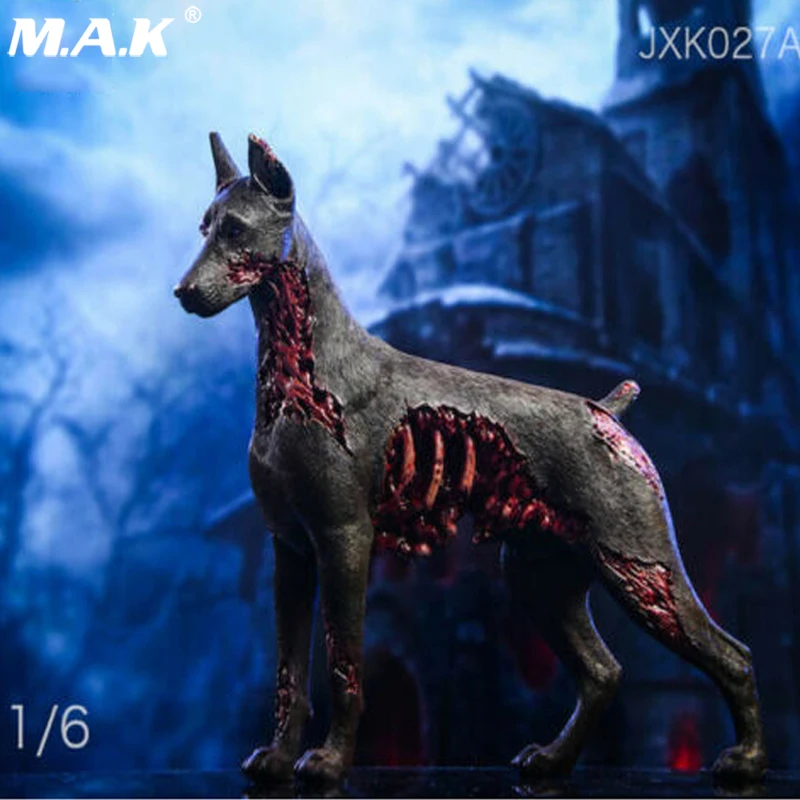 JXK027A в наличии 1/6 весы зомби собака добермана модель мультфильм аниме игрушка
