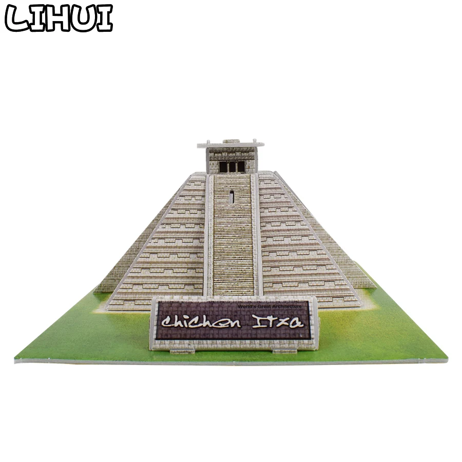 Пирамида майя 3D пазл Сборная модель сделай сам игрушки для детей путешествия