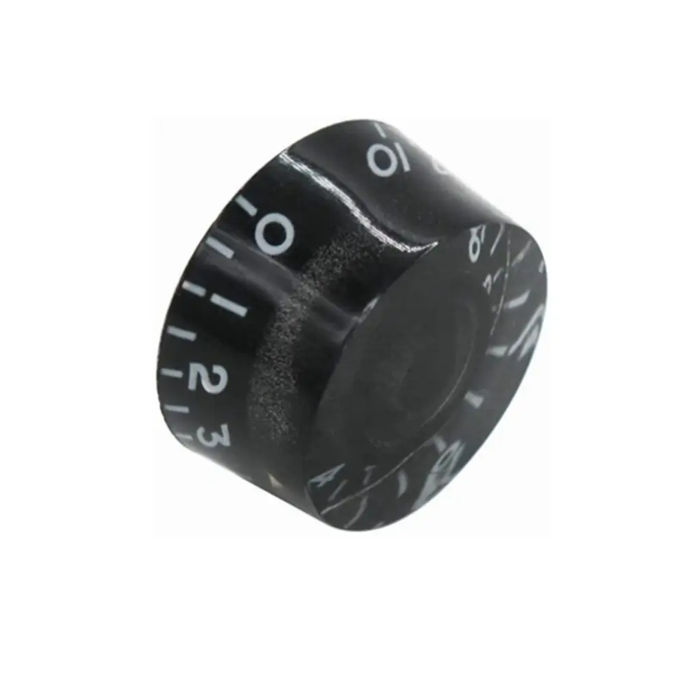 4 stücke gitarre volumen knöpfe top hut knöpfe geschwindigkeit volume tone pedal control knöpfe für e gitarre bass schwarz