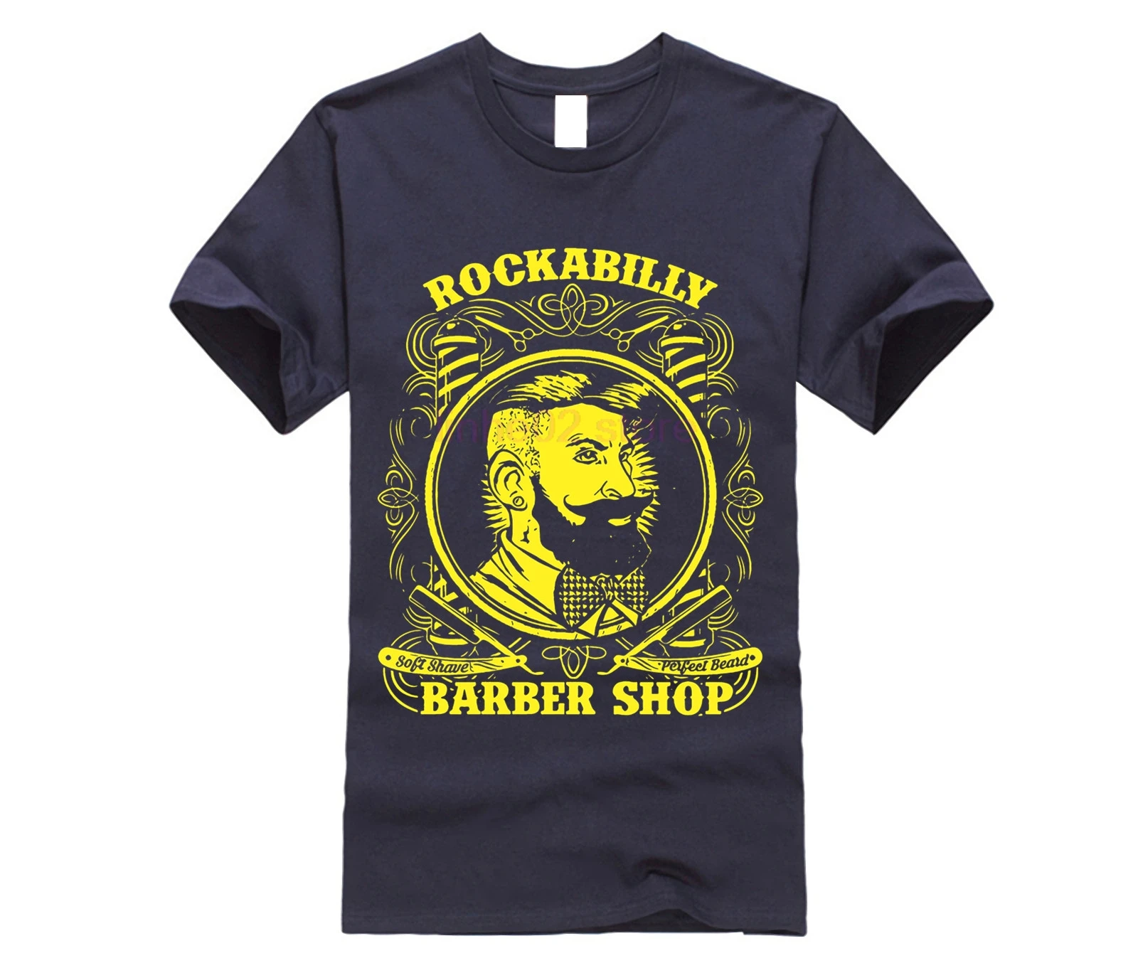 2019 летние мужские футболки высокого качества с принтом череп бородой Friseur