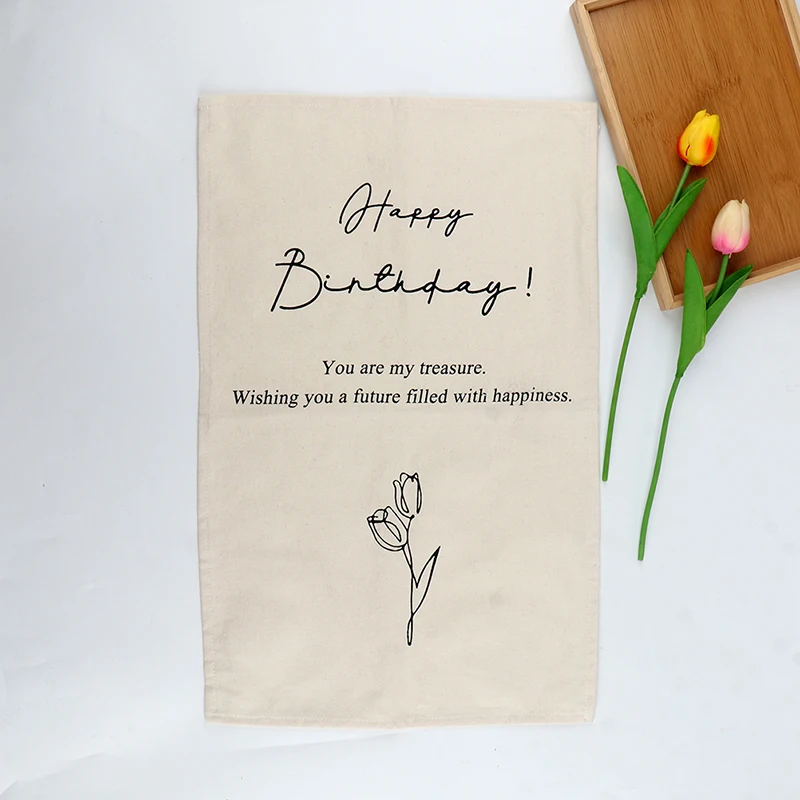 

3Styles Nordic Ins Cloth Flower Wall Hanging Tapestry Fabric Wall Tapestry