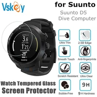 3pcs screen protector for suunto d5 dive computer round smart watch anti scratch tempered glass protective film