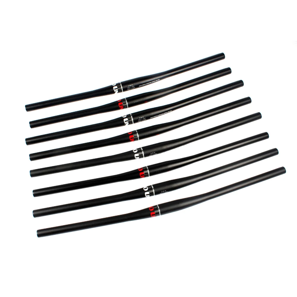 Руль велосипедный без изгиба UNO из алюминиевого сплава, матово-черный, 620/640/680/700/720/740 мм для широких калибров 31,8 мм, велозапчасть для катания по дорогам и горам.