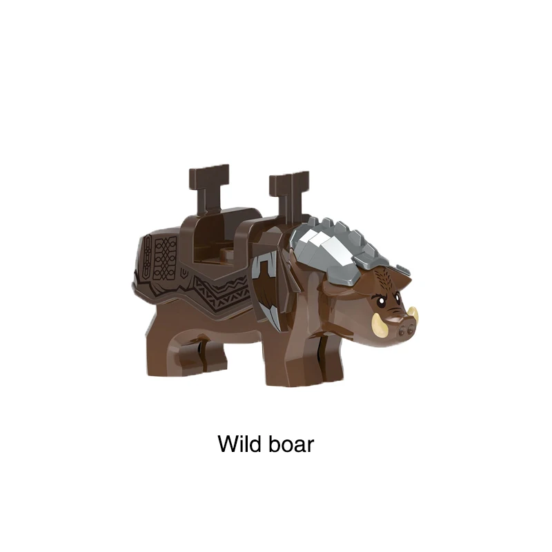 Городской конструктор LOTR крепление кабана фигурки детали сделай сам животное