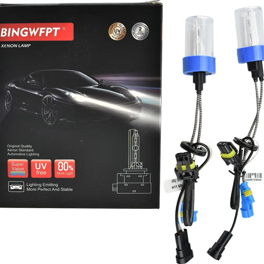 

BINGWFPT H1 H3 H7 H27/881H27/880 H11 9005 HB3 9006 HB4 HID Conversion Kit Xenon Bulb Auto Car Headlight 4300K 5000K 6000K Lamp