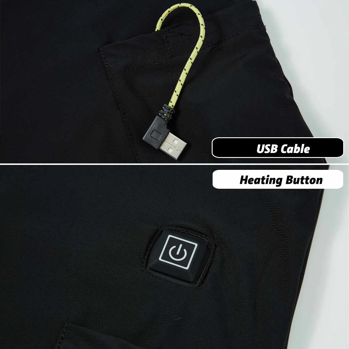 Теплая походная куртка с электрическим подогревом для улицы семь зон